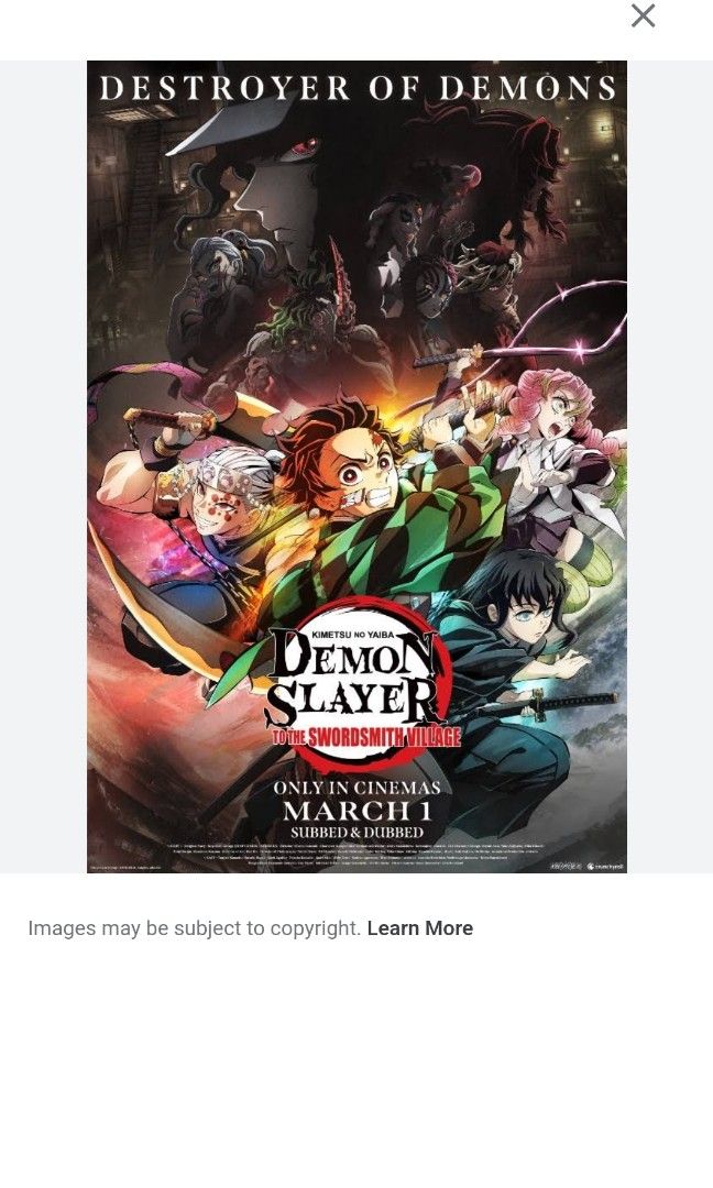 Demon Slayer Fan premier movie screening, Tickets & Vouchers, Event
