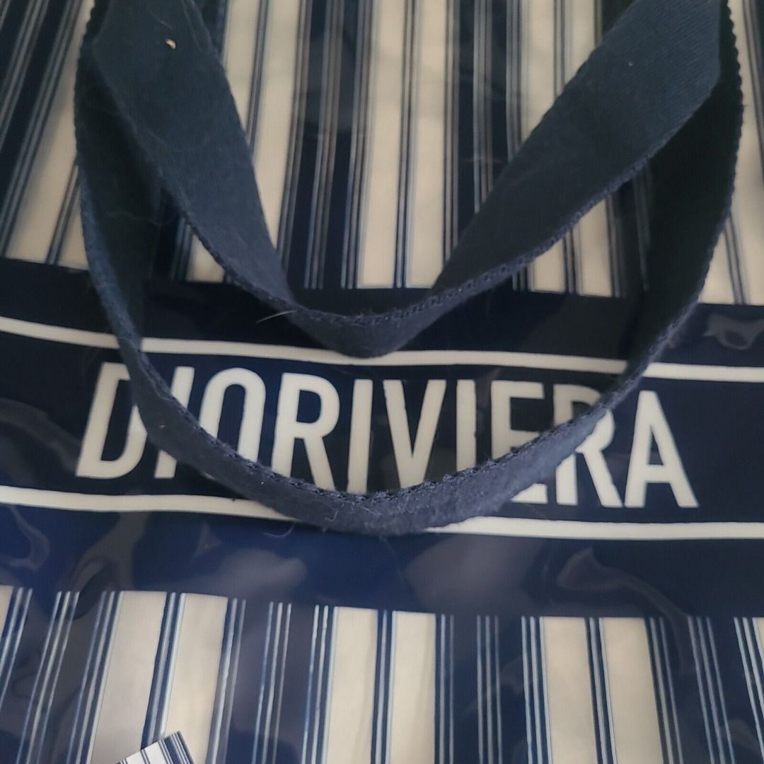 Dior riviera plastic bag shop