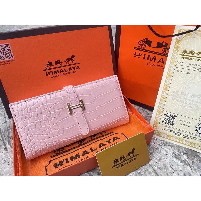 Dompet lipat Himalaya croco keren bagus baru cantik