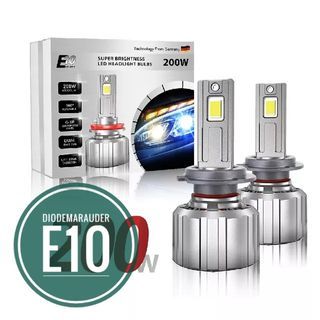 E10 Led Headlight 200w H11,H4,9005 canbus extremely bright