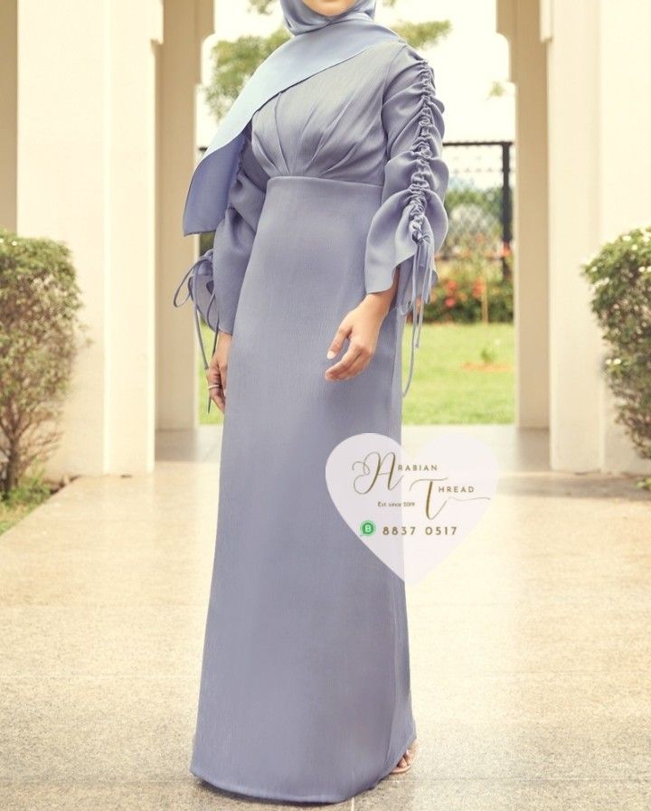 Elegant Sleeves Muslimah Dress Jubah