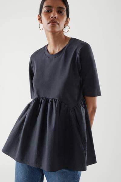 Cos peplum top online