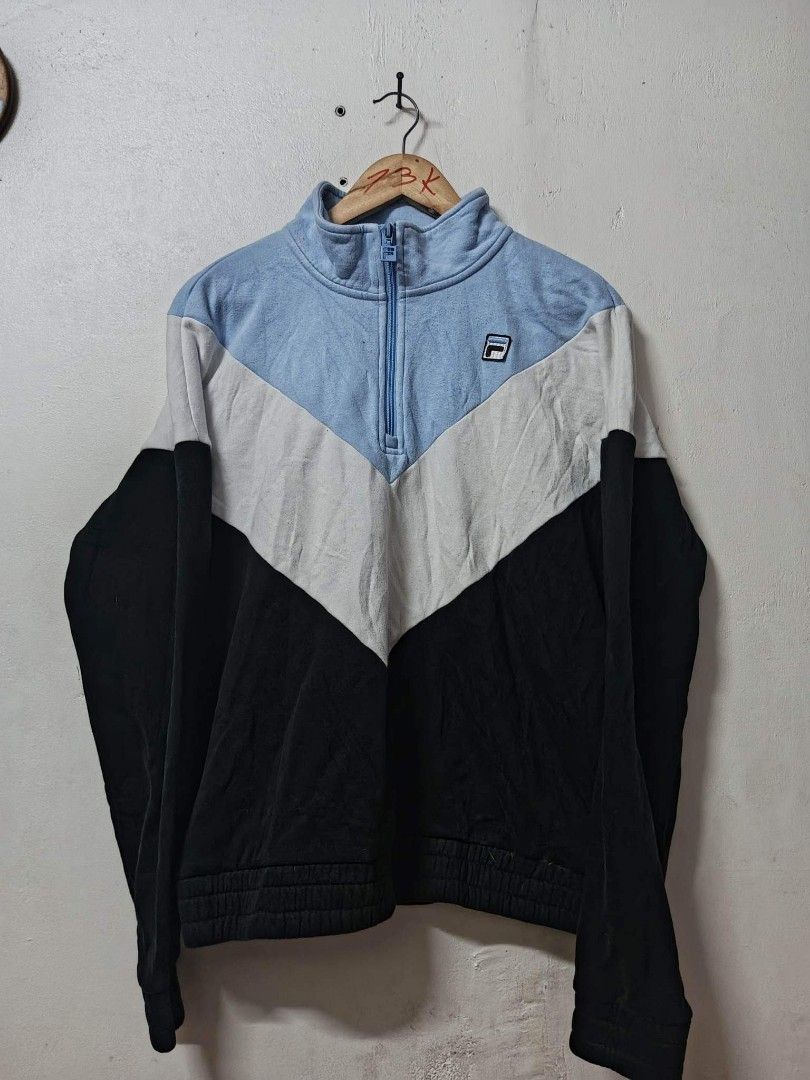 Fila furry jacket new arrivals