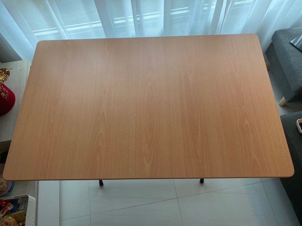 Foldable Table (Category: Tables & Sets) located in Singapore. Submitted by christens (Listing ID 1218645683, Image 3). Description: Foldable table 120 cm (L) x 75 cm (W) 73 cm (H) when opened Lightly used Collect from Bukit Batok West Ave 8.