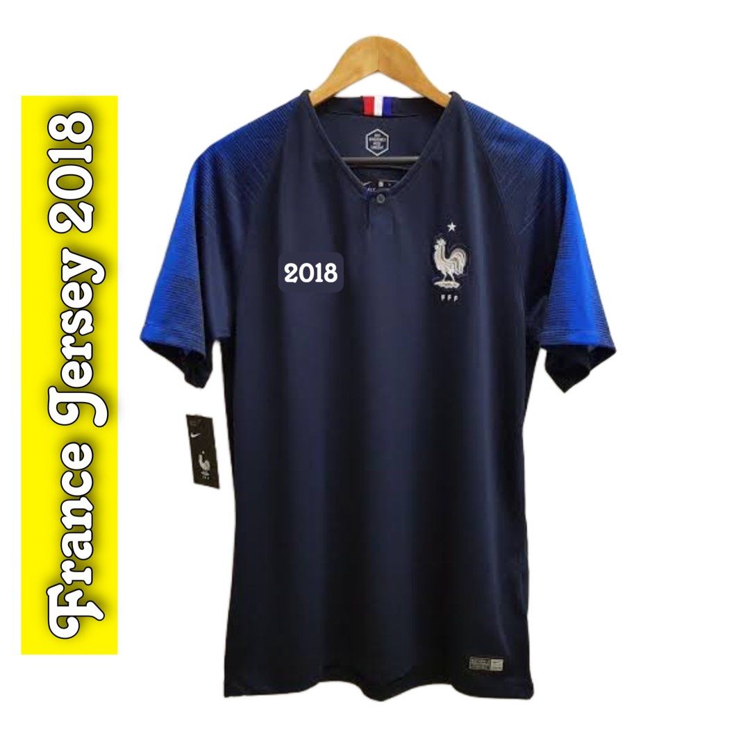 France Home kit 2018 Football Jersey Soccer Jersey Tshirt Men s