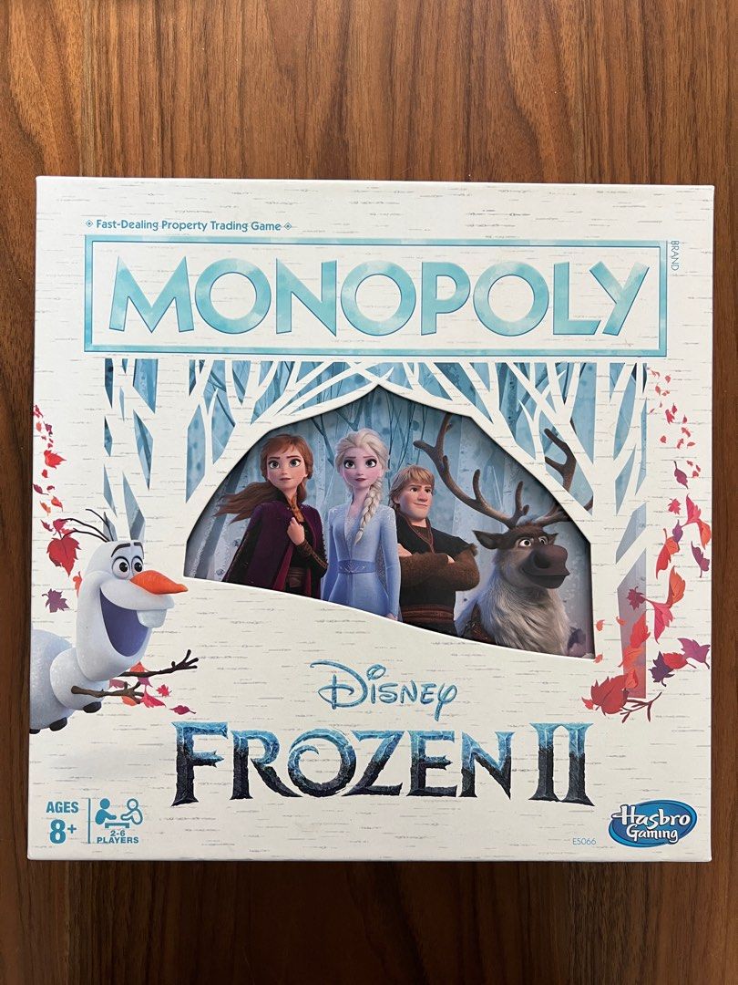 Frozen 2 Monopoly, 興趣及遊戲, 玩具 & 遊戲類 Carousell
