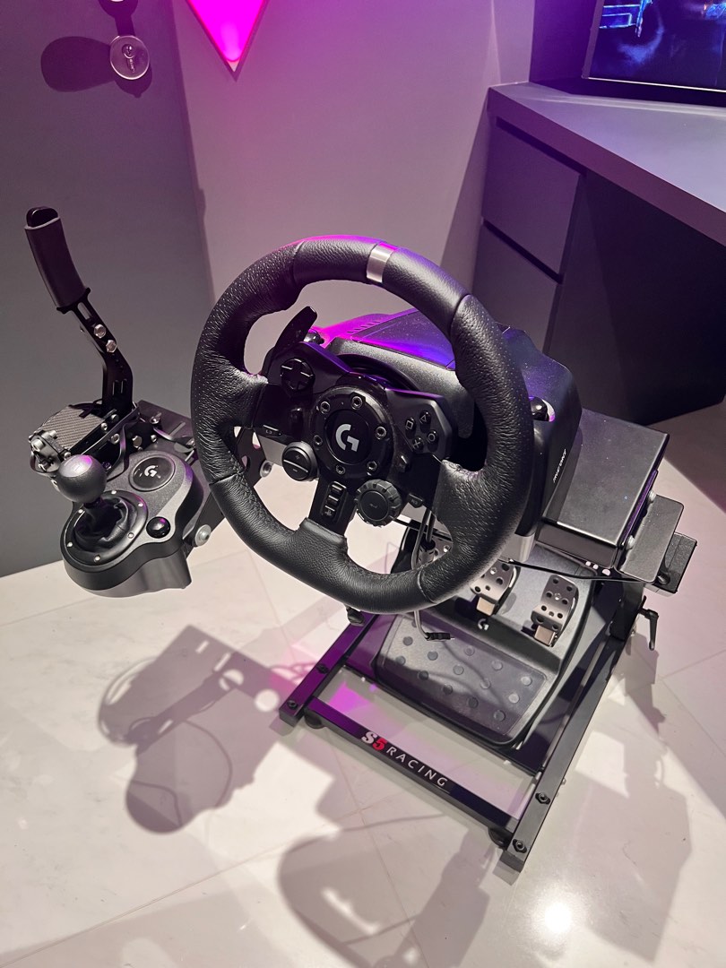 [URGENT] G923 STEERING WHEEL RIG, Video Gaming, Gaming Accessories