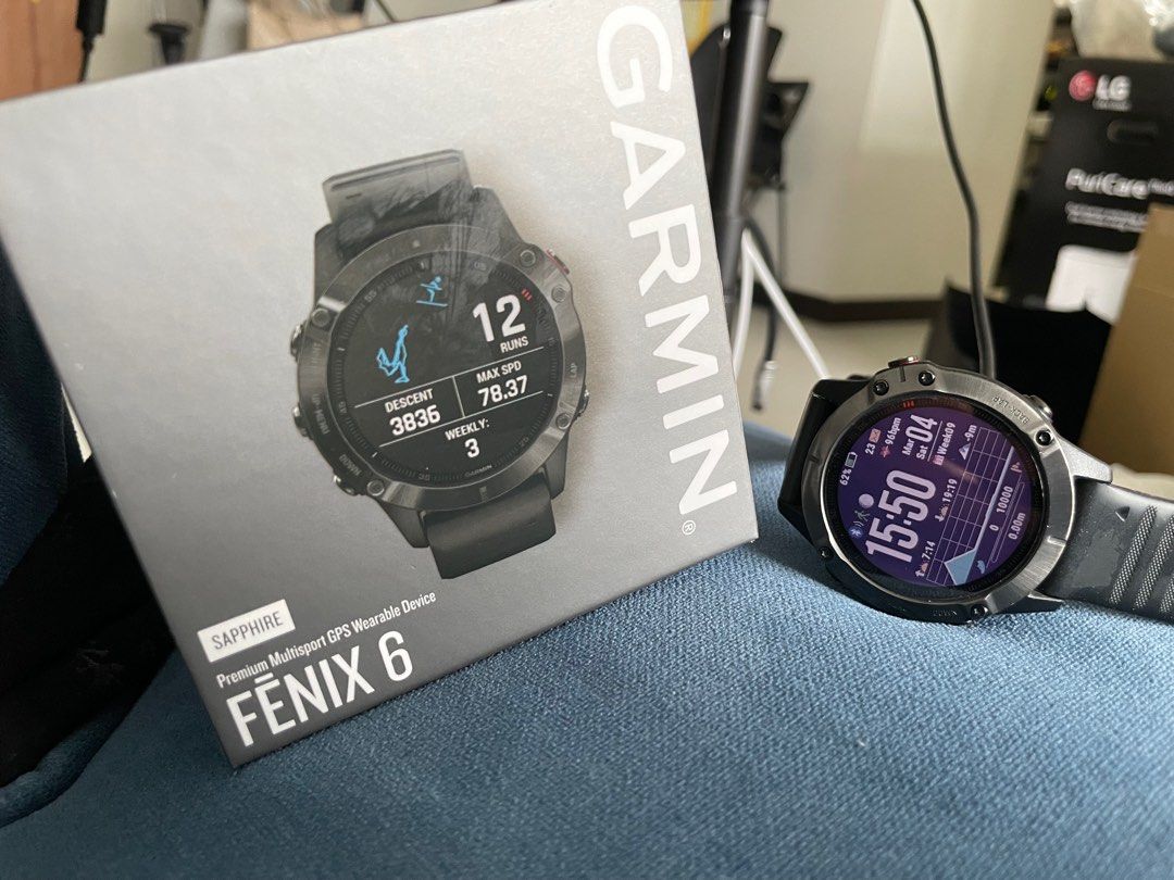 Garmin fenix hot sale 6 plus sapphire