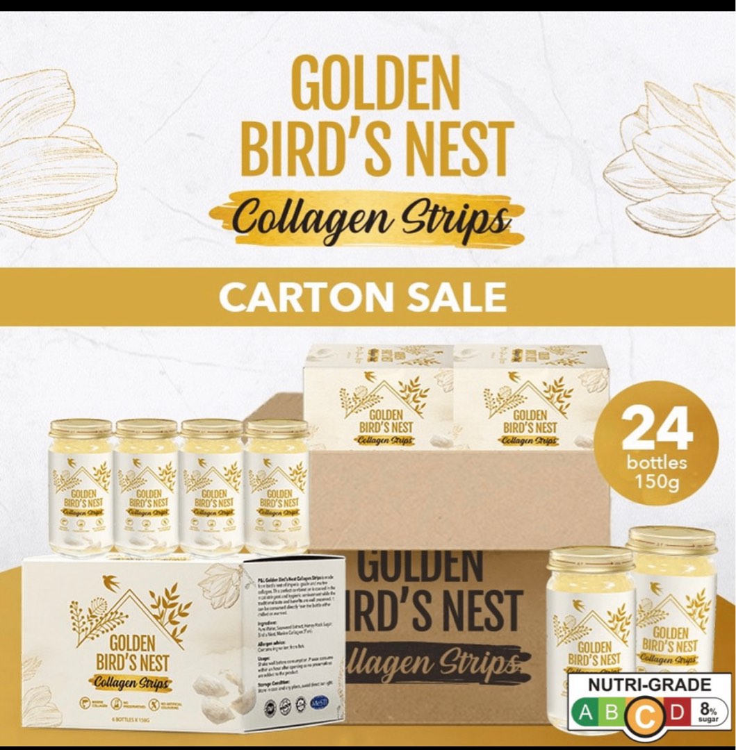 Golden bird nest collagen strips, Food & Drinks, Other Food & Drinks on