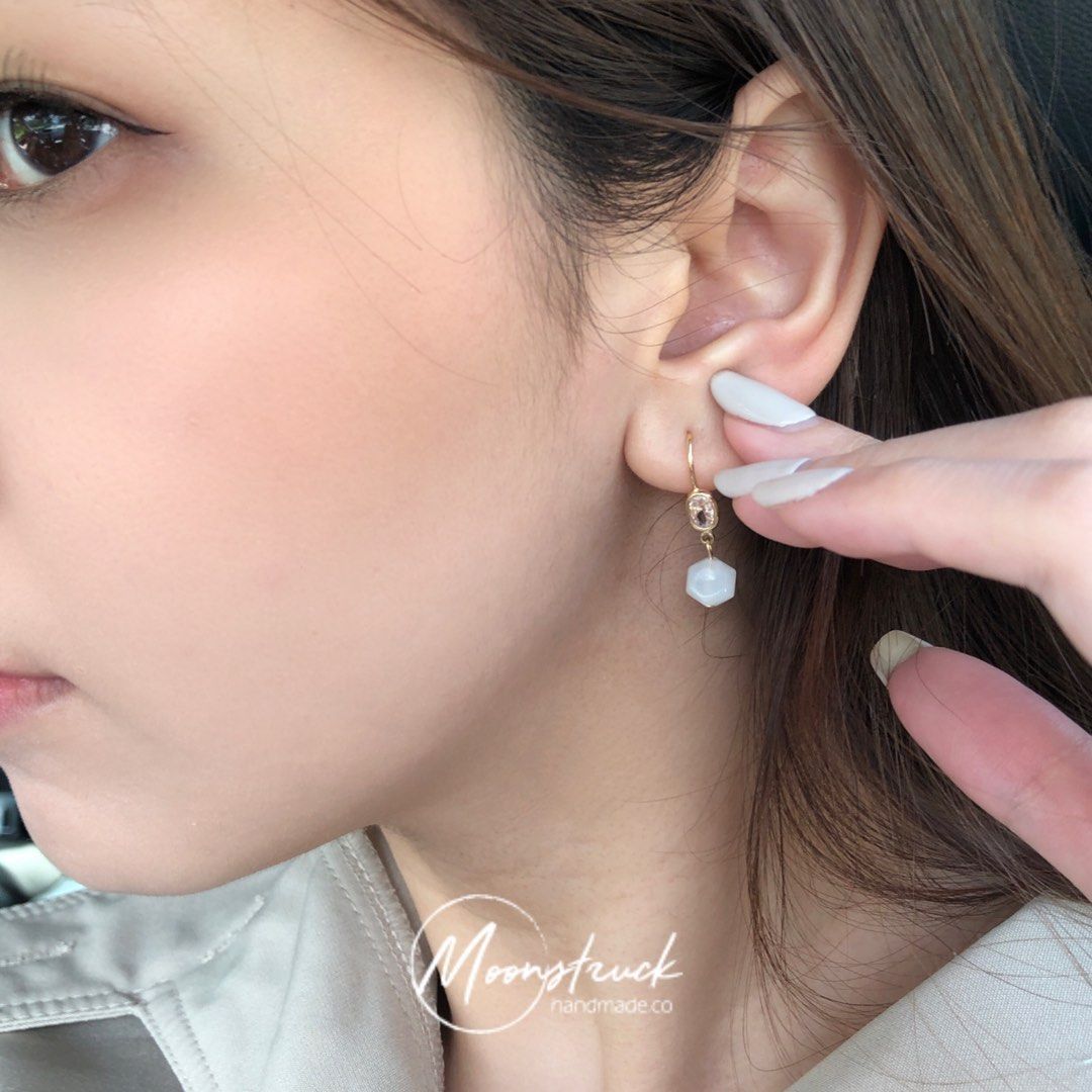 Dainty 14k shop gold earrings