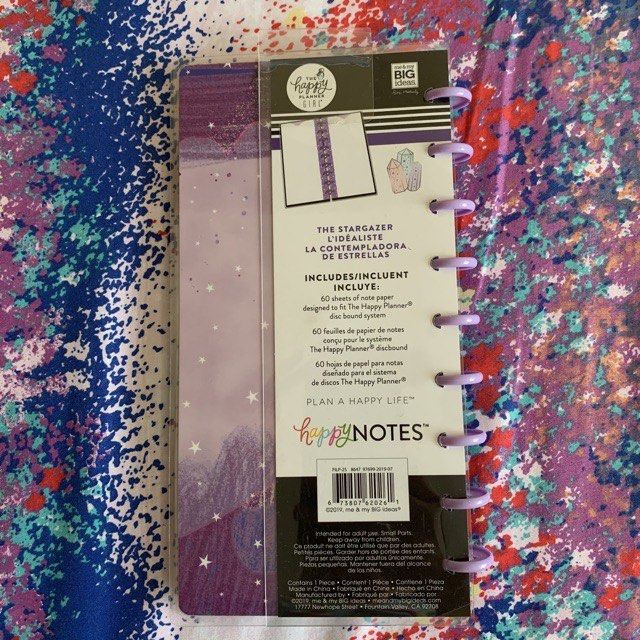 Happy Planner - Skinny Classic Happy Notes - Stargazer (Category: Stationery & School Supplies) located in Cebu City. Submitted by down.the.rabbit.hole (Listing ID 1218743810, Image 2). Description: The same customizable disc-bound system from The Happy Planner you know and LOVE in note form! This Classic Half Sheet Note Pad is perfect for journaling, taking notes, making lists, and writing down your BIG ideas! With her eyes focused on the stars,