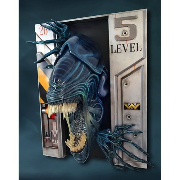 HCG Aliens Alien Queen LifeSize Wall Sculpture 3D Toy Figure Head