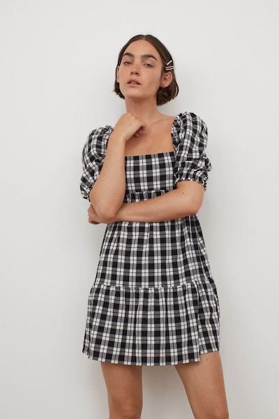 H and store m gingham dress