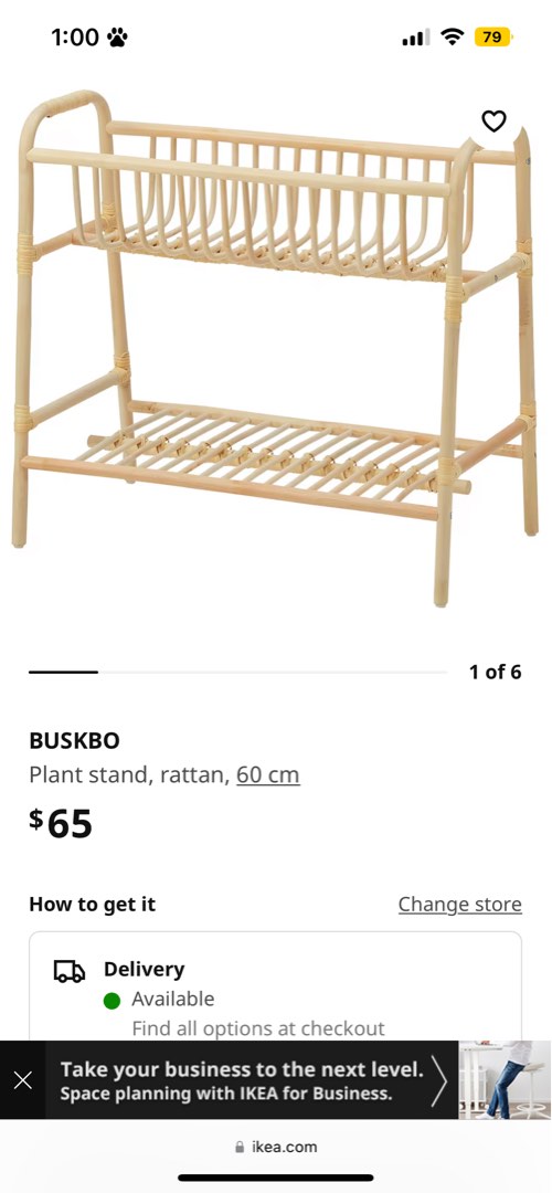 IKEA BUSKBO, Furniture & Home Living, Outdoor Furniture on Carousell