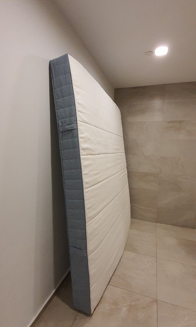 Ikea Queen size Bed mattress, Furniture & Home Living, Furniture, Bed