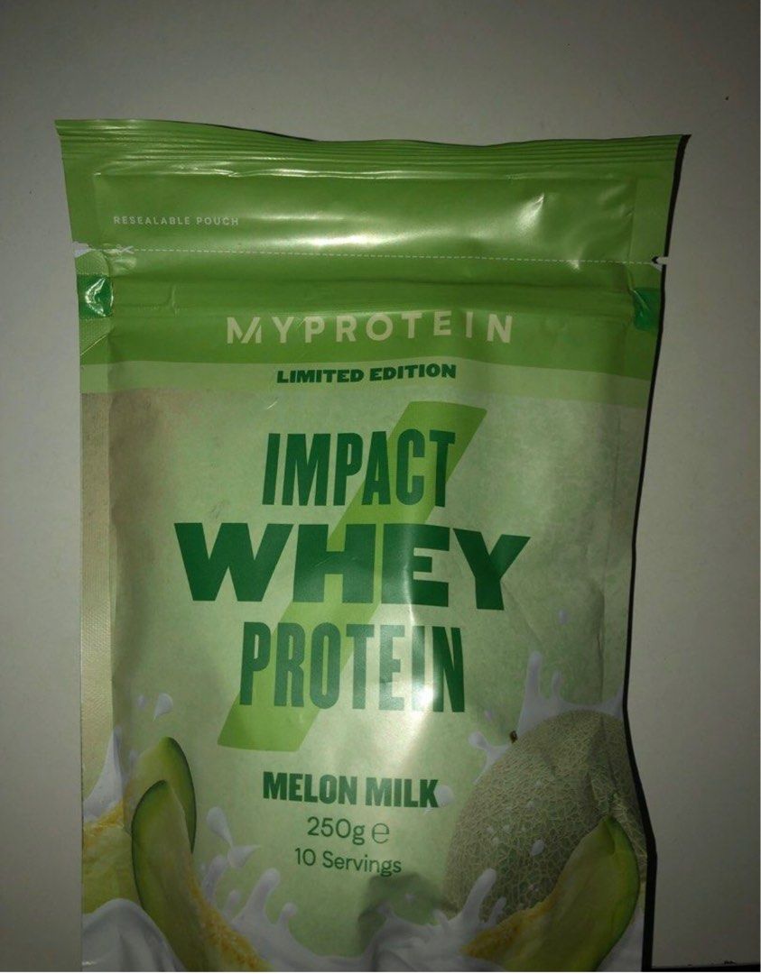 Impact Whey Protein melon milk limited edition, Health & Nutrition
