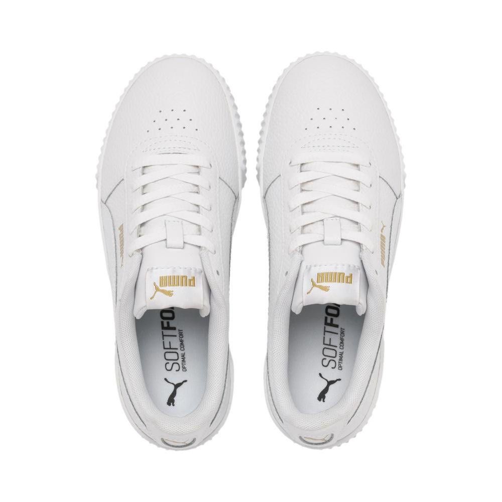in stock SIZE UK4.5 PUMA Carina Lux Women s Shoes Basics white