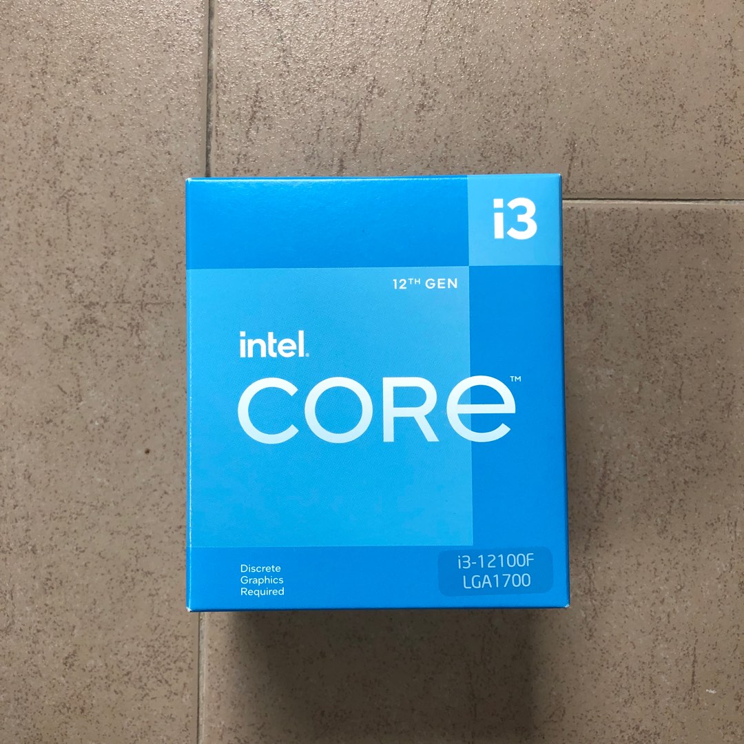 Intel Core i3-12600f, Computers & Tech, Parts & Accessories, Software ...