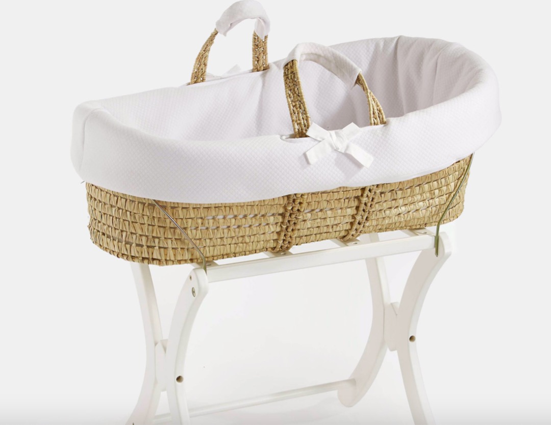 Jacadi Baby Moses Basket, Babies & Kids, Baby Nursery & Kids Furniture