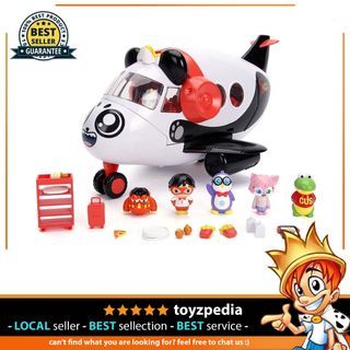 Ryan's world panda airplane set with 6 figures store
