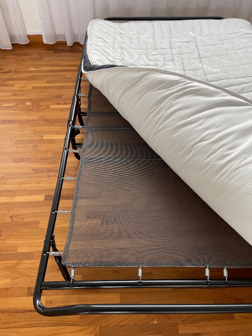 JAYBE PRESTIGE SMALL DOUBLE FOLDING FOLDABLE ROLLAWAY GUEST BED WITH