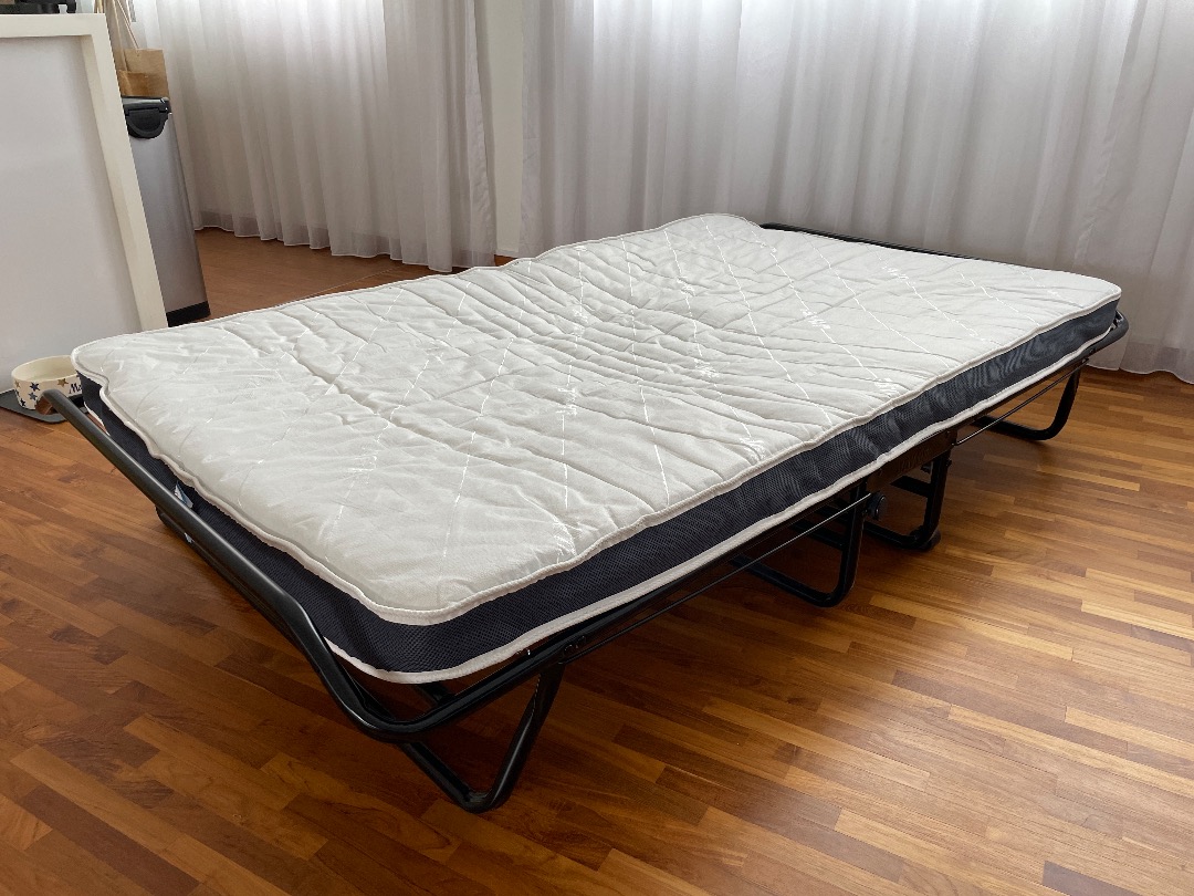 JAYBE PRESTIGE SMALL DOUBLE FOLDING FOLDABLE ROLLAWAY GUEST BED WITH