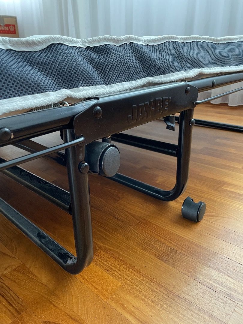 JAYBE PRESTIGE SMALL DOUBLE FOLDING FOLDABLE ROLLAWAY GUEST BED WITH