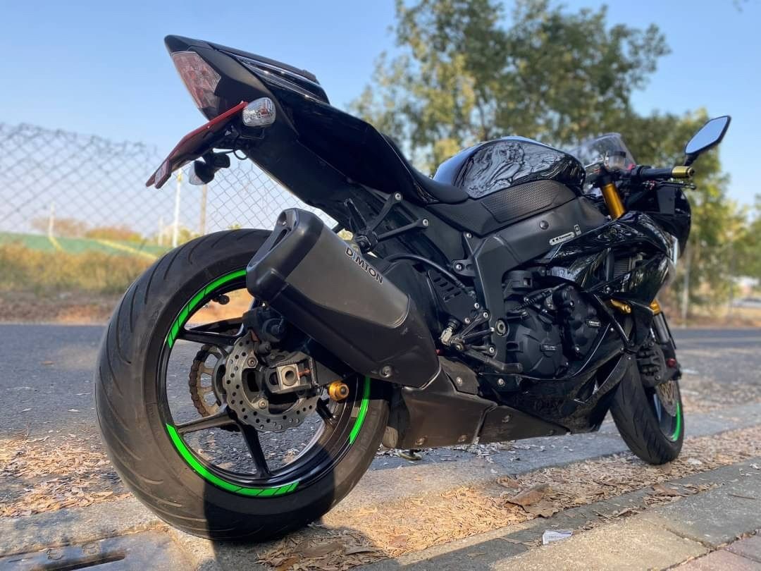 KAWASAKI ZX-6R二手檔車中古車配合全額.超額.學生貸款強力過件白牌黃牌 