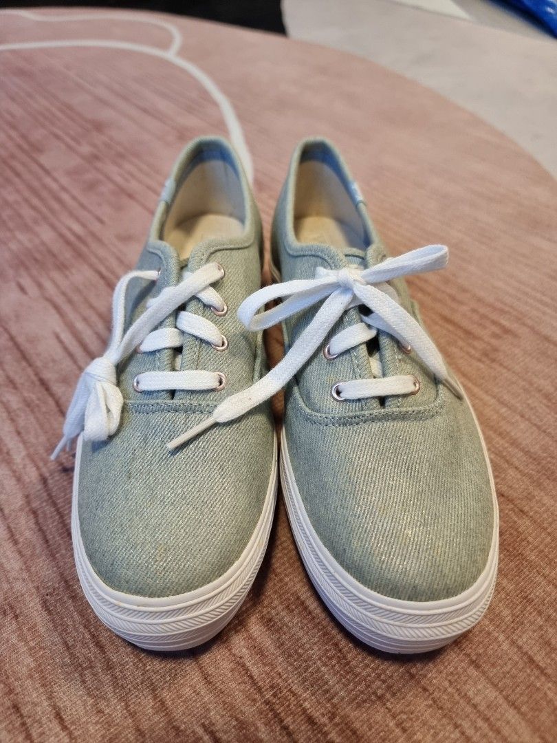Blue and outlet white keds