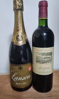 LANSON champagne 1989 & DBR Bordeaux '03