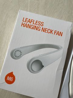 Leafless hanging neck fan
