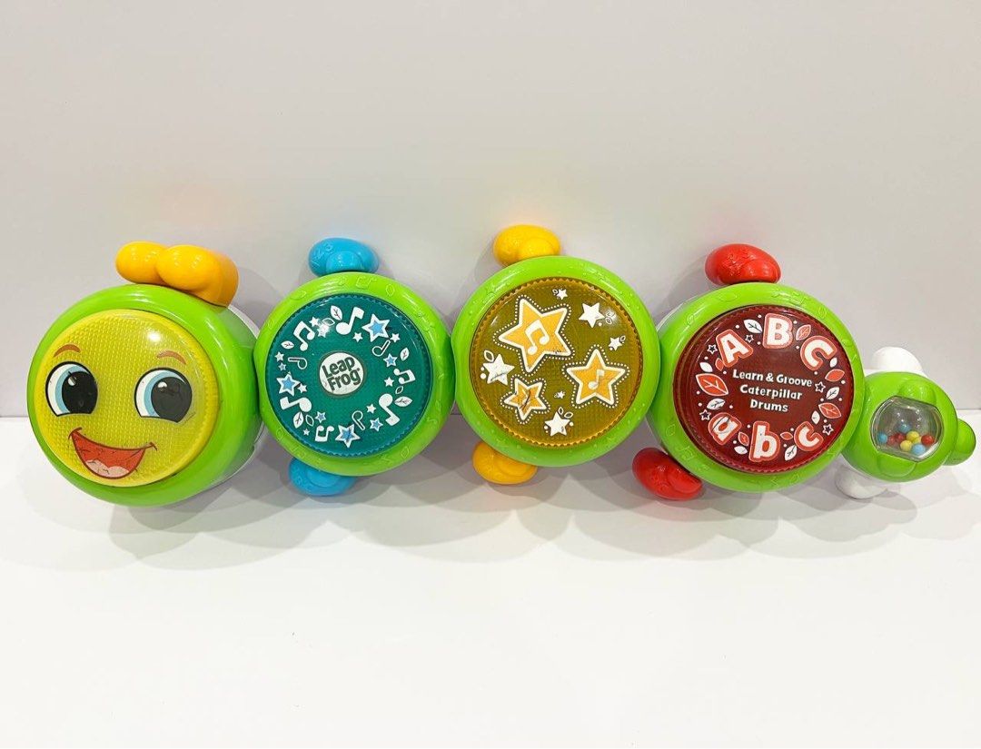 Leapfrog caterpillar drums, Hobbies & Toys, Toys & Games on Carousell