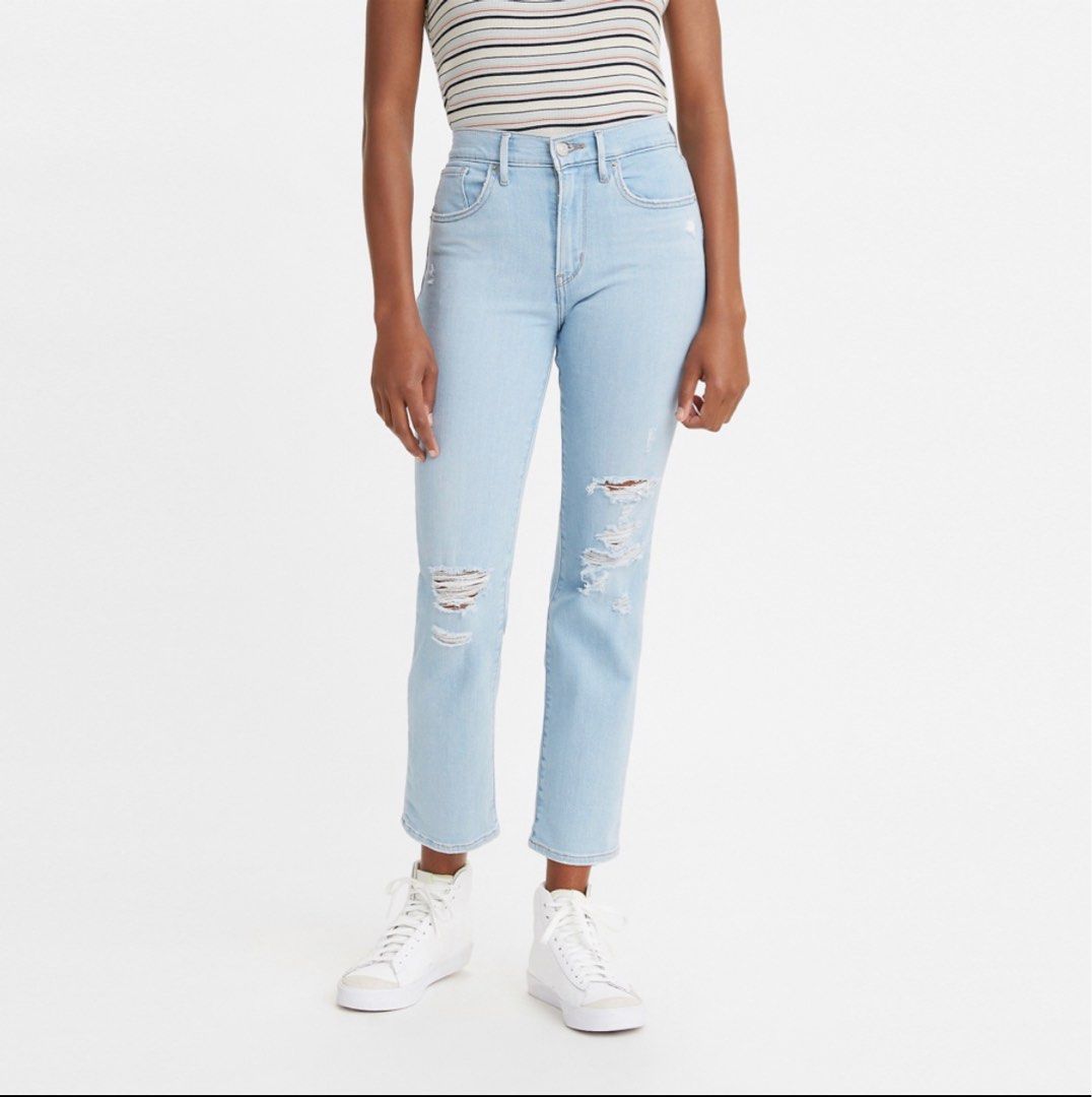 Levi's Women's 724 High-Rise Straight Crop Jeans 27, Women's Fashion,  Bottoms, Jeans & Leggings on Carousell