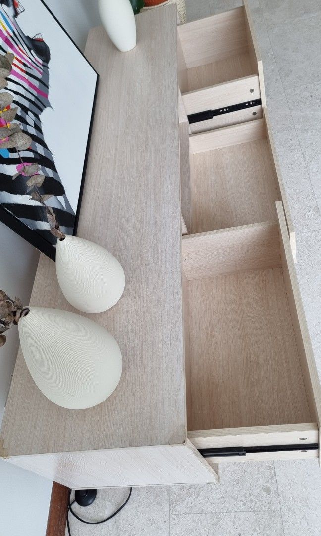 Light Wood TV Console, Furniture & Home Living, Furniture, TV Consoles