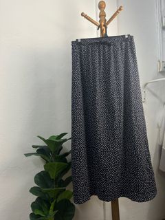 Long Skirt polkadot