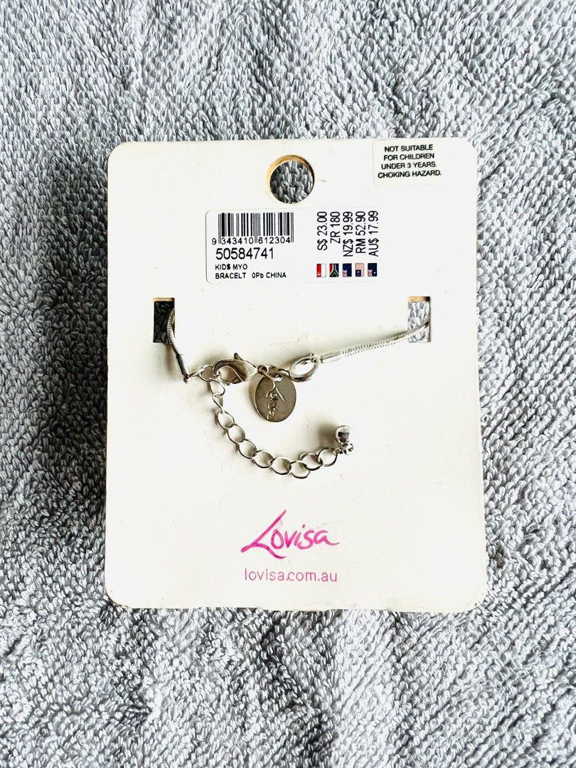 LOVISA Make Your Own Bracelet Kit & 2 Additional Sets of Alphabet Beads