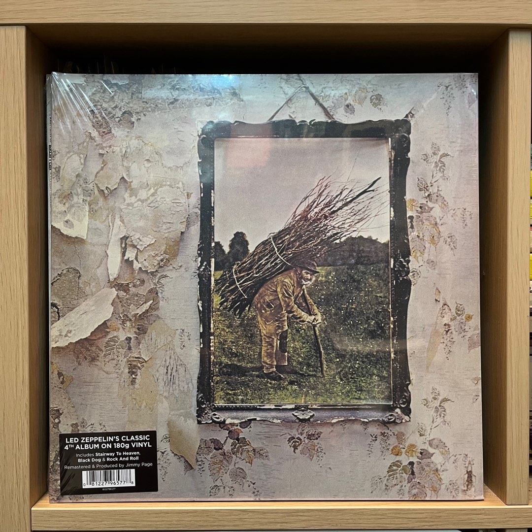 LP Led Zeppelin IV remastered, Hobbies & Toys, Music & Media, Vinyls on ...