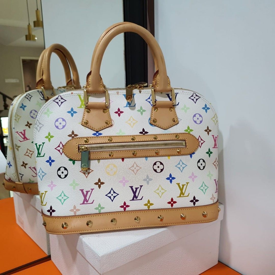 Louis Vuitton Alma Multicolor, Luxury, Bags & Wallets on Carousell
