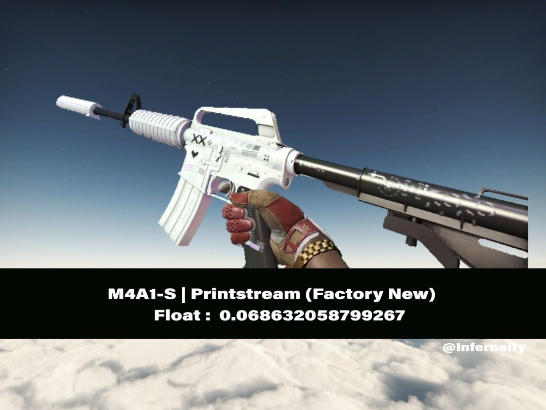 M4A1S Printstream FN CSGO SKINS KNIVES, Video Gaming, Gaming Accessories, InGame Products on