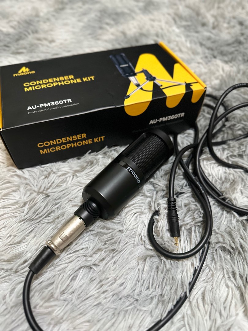 Maono Condenser Mic, Audio, Microphones on Carousell