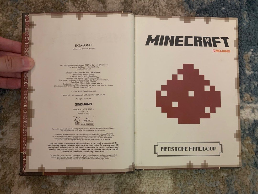 Minecraft Handbook, Hobbies & Toys, Books & Magazines, Children's Books ...