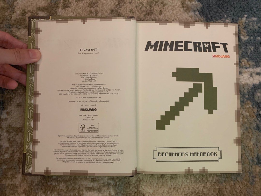 Minecraft Handbook, Hobbies & Toys, Books & Magazines, Children's Books ...