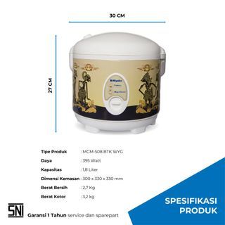 Jual Rugi Miyako Rice Cooker (New)