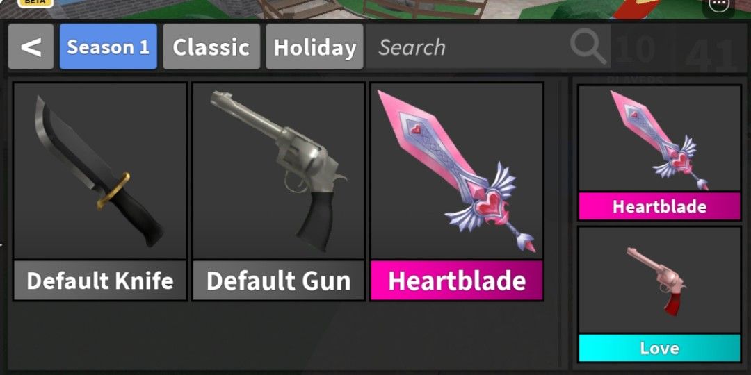 HEARTBLADE MM2 GODLY *FAST DELIVERY & CHEAP*