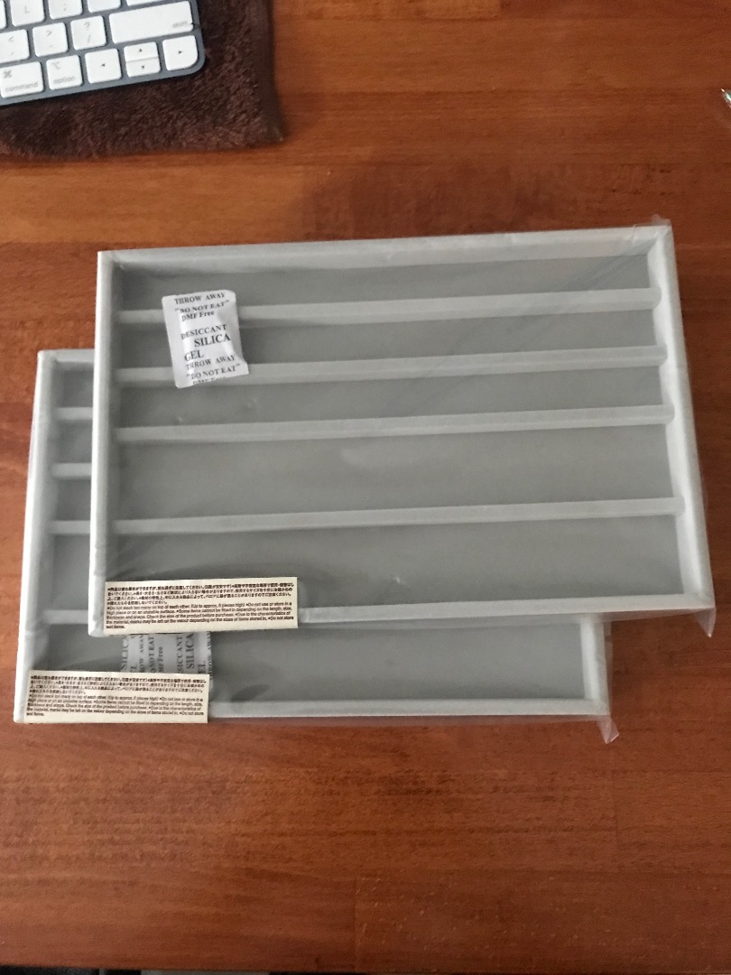 MUJI STACKABLE WALNUT CASE, Furniture & Home Living, Home Decor, Other ...