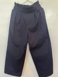 Navy blue wide leg pants
