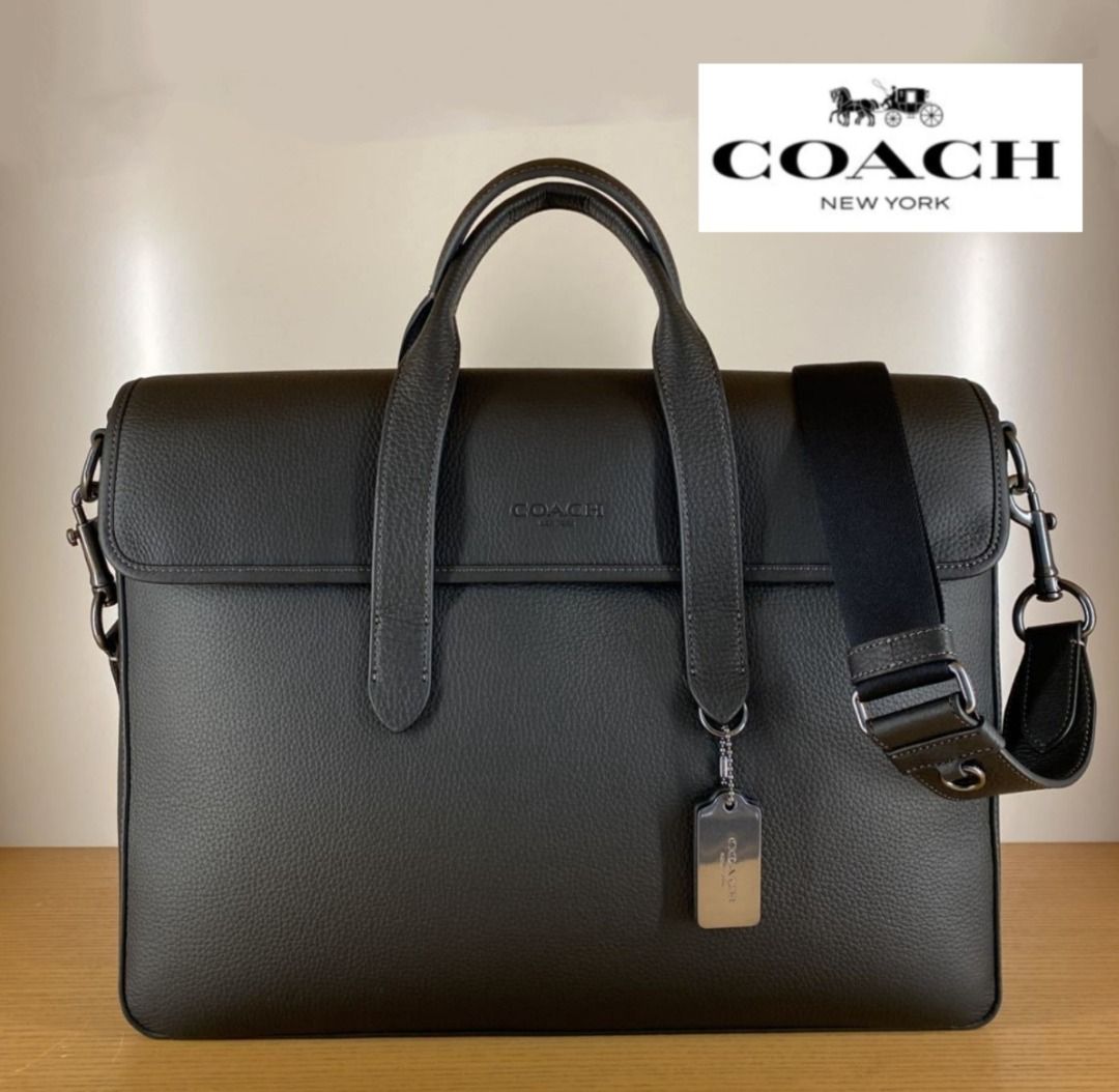 Coach tech portfolio hotsell in signature canvas