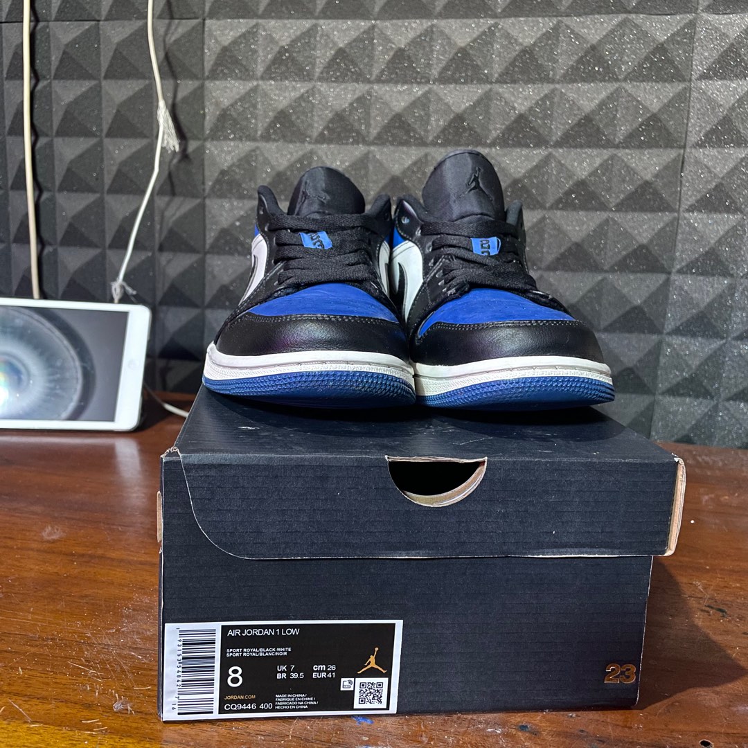 Nike Air Jordan 1 low royal blue on Carousell