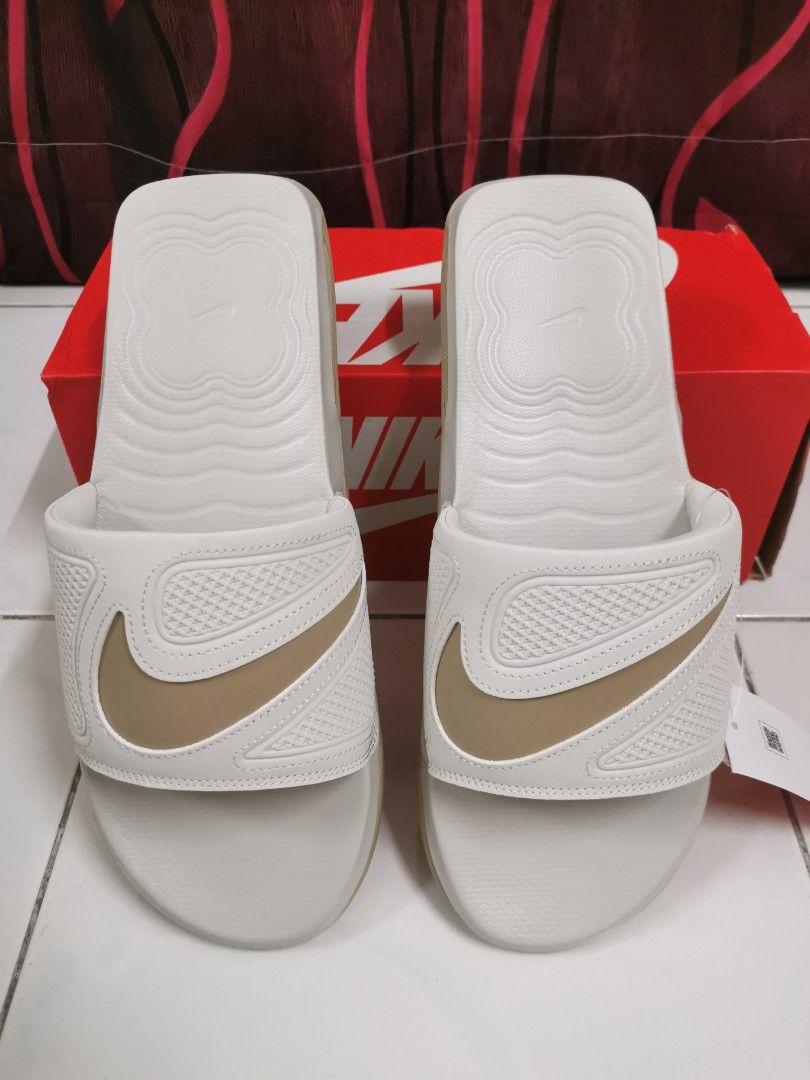 Nike slides with velcro swoosh on sale