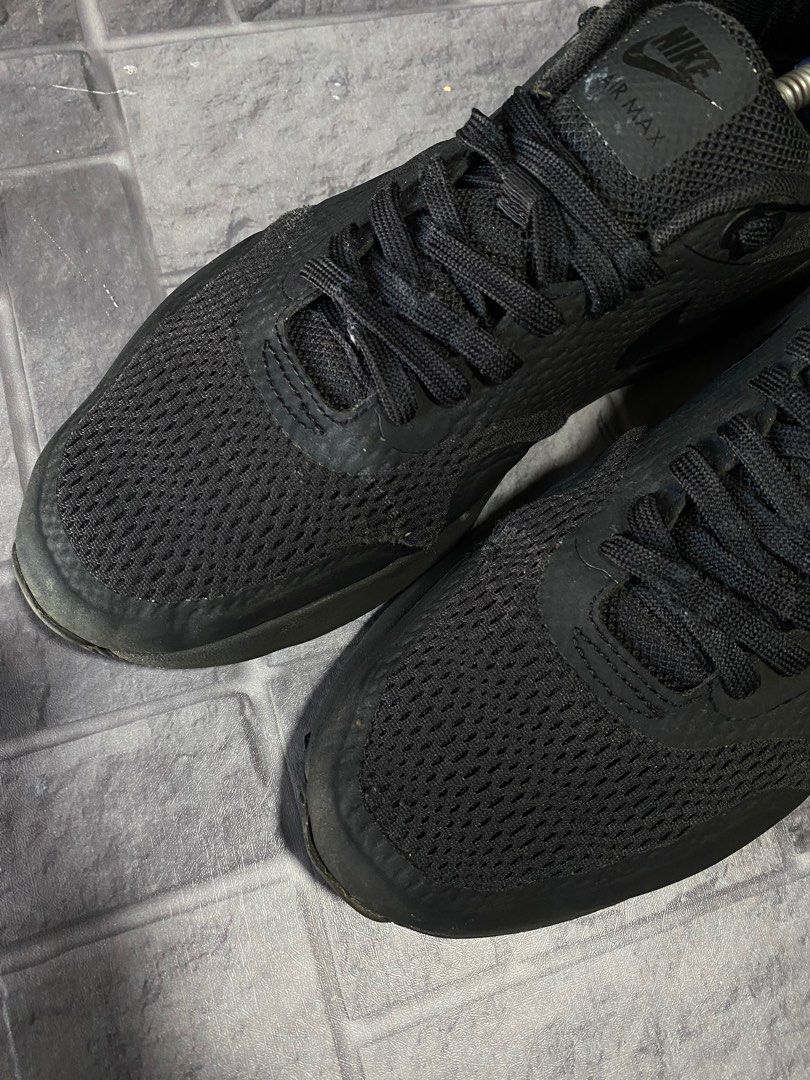 mens nike air max triple black
